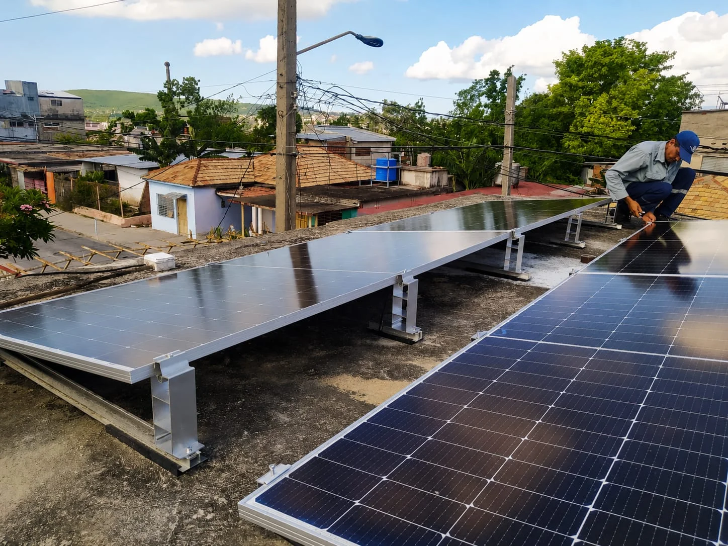Paneles solares en Cuba